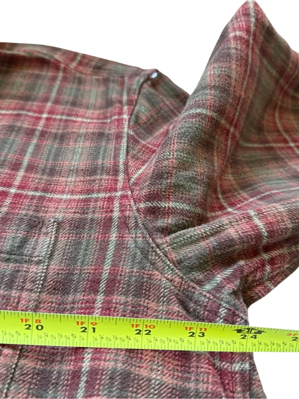Orvis Perfect Flannel Shirt Mens L Plaid Button Up Outdoor Cabin Core Lumberjack - Picture 5 of 11